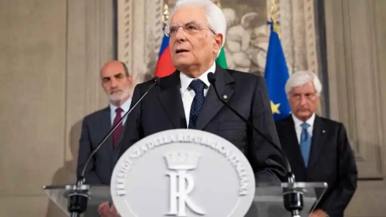 Presidente italiano Sergio Mattarella. Foto: El Español