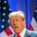 El presidente electo de Estados Unidos, Donald Trump,  durante una reunión con los republicanos de la Cámara de Representantes en el hotel Hyatt Regency de Washington DC el pasado 13 de noviembre de 2024. Foto: EFE/EPA/ALLISON ROBBERT / POOL