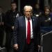 Donald Trump a su llegada a una corte en Nueva York. Foto:  EFE/EPA/JUSTIN LANE / POOL ARCHIVO.