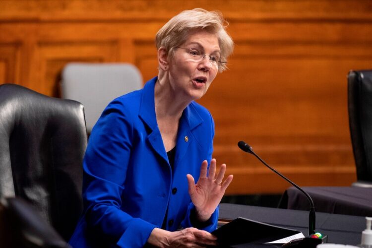 La senadora Elizabeth Warren. Foto: EFE.