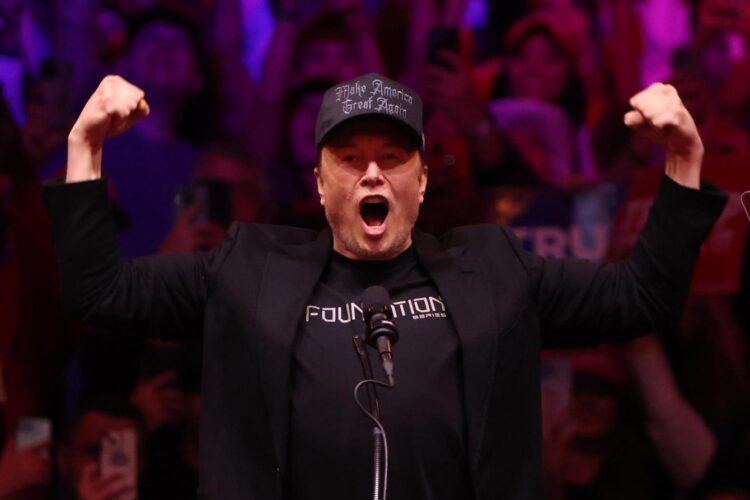 Fotografía de archivo del 5 de noviembre de 2024 del empresario Elon Musk durante un acto en el Madison Square Garden, en Nueva YorkFoto: EFE/ Sarah Yenesel.