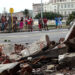 Escombros en una calle en La Habana tras el paso del huracán Rafael. Foto: Felipe Borrego / EFE.