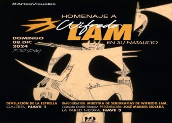 Cartel promocional del homenaje a Wifredo Lam. Foto: Radio Enciclopedia