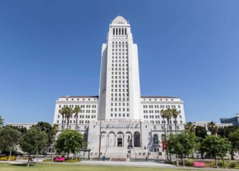 City Hall de LA. Foto: Hotel Figueroa.