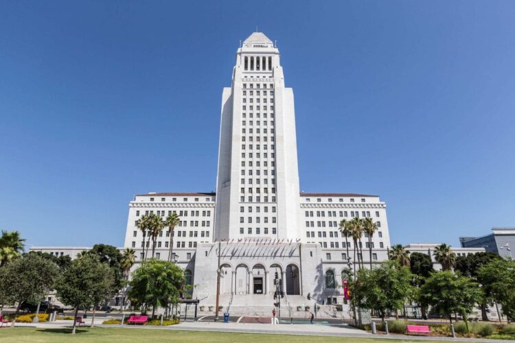 City Hall de LA. Foto: Hotel Figueroa.