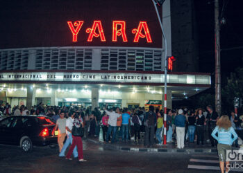 Las noches del Festival de Cine en el cine Yara. Foto: Kaloian.