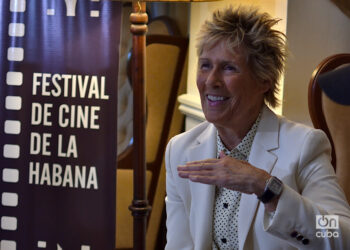 Diana Nyat en el Hotel Nacional. Foto: Otmaro Rodríguez