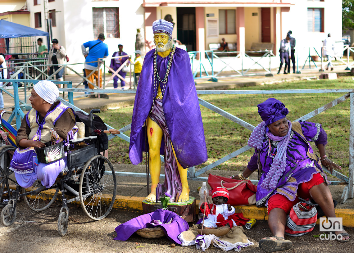 Peregrinación al Santuario Nacional de San Lázaro, en El Rincón, La Habana. Foto: Otmaro Rodríguez.