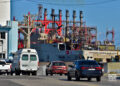 Central eléctrica flotante (patana) turca en La Habana. Foto: Otmaro Rodríguez.