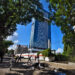 Vista de la Torre K desde la calle 25, en el Vedado, La Habana, Cuba. Foto: Otmaro Rodríguez.