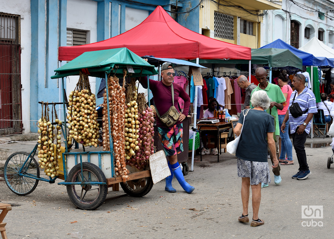 Feria en La Habana, el último fin de semana de 2024. Foto: Otmaro Rodríguez.