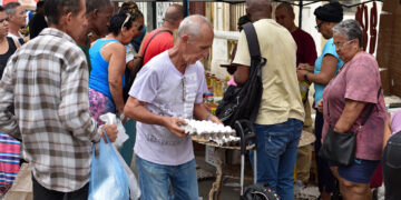Feria en La Habana, el último fin de semana de 2024. Foto: Otmaro Rodríguez.