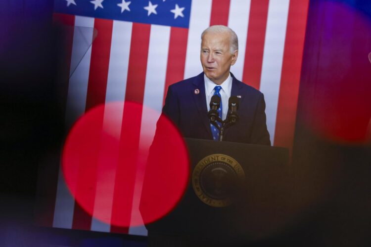 Biden habla el Departamento de Trabajo, en diciembre de 2024. Foto: SHAWN THEW/EFE/EPA.