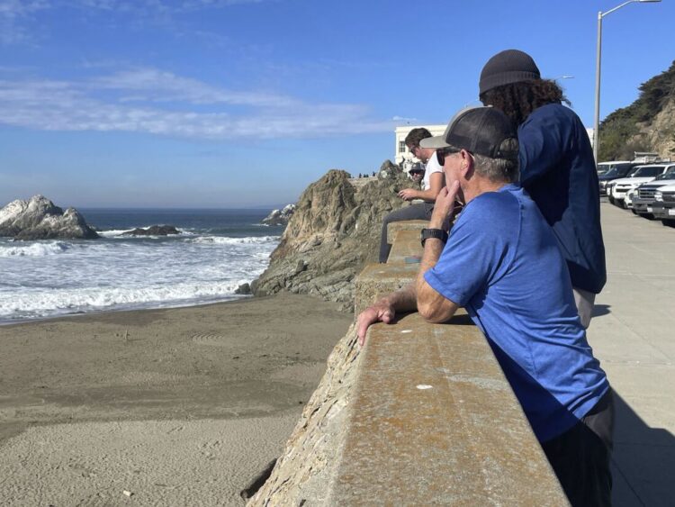 Olas que se acercan después de dos terremotos frente al norte de California. Foto: NPR.