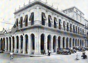 The American Club en 1938, ya restaurado. Foto: Social.