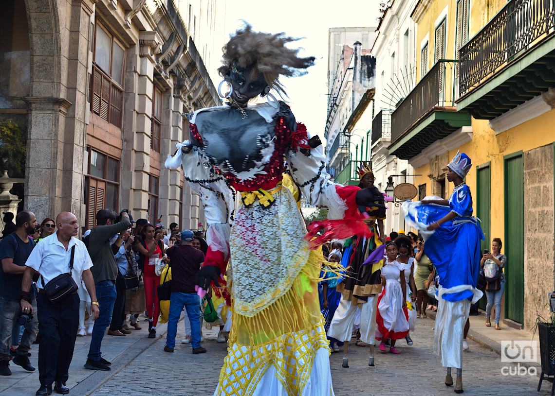 El Cabildo del Día de Reyes Afrocubano en La Habana Vieja. Foto: Otmaro Rodríguez.