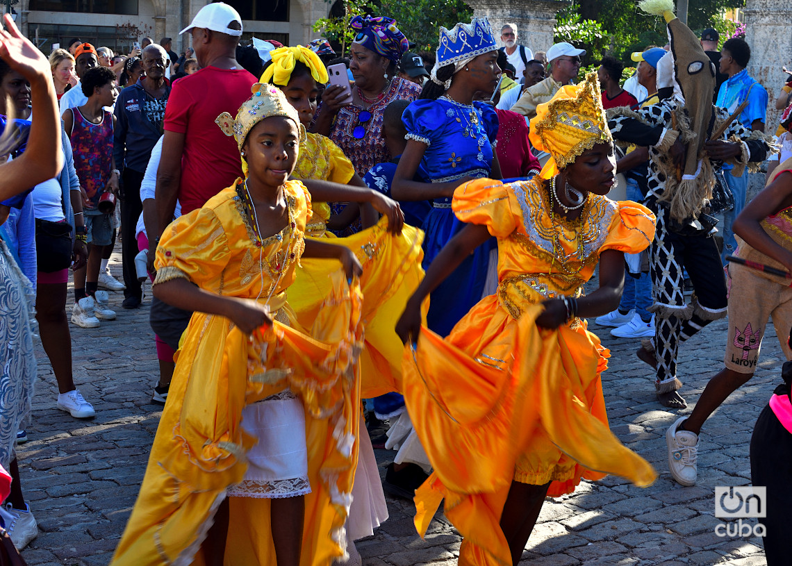 El Cabildo del Día de Reyes Afrocubano en La Habana Vieja. Foto: Otmaro Rodríguez.