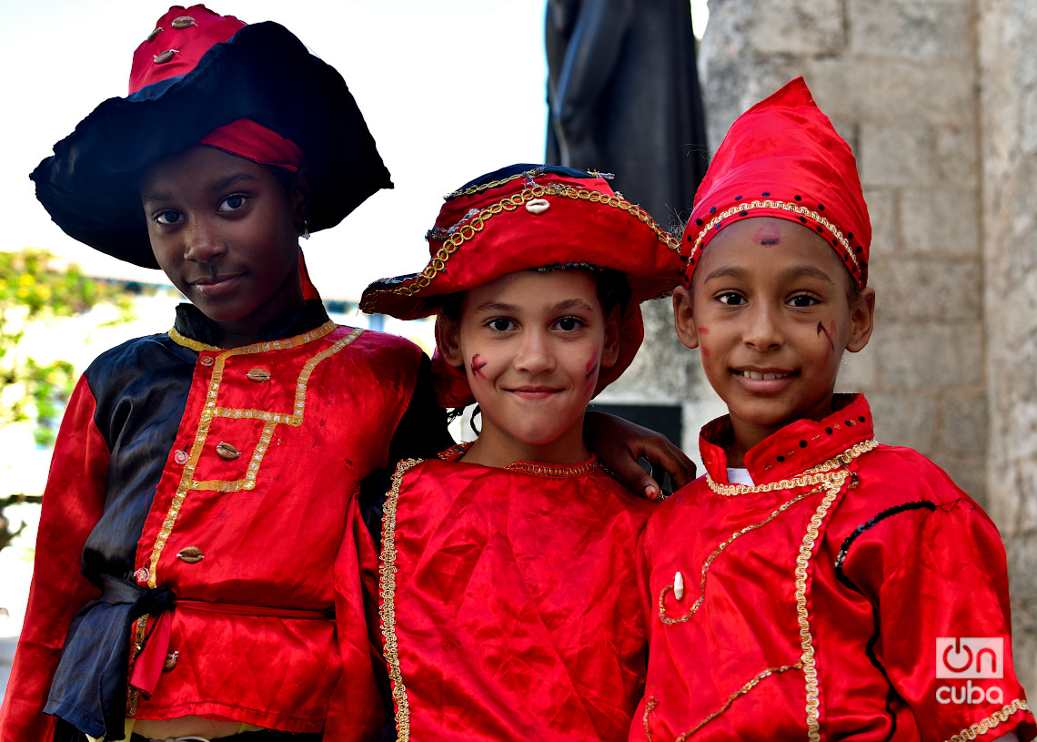 El Cabildo del Día de Reyes Afrocubano en La Habana Vieja. Foto: Otmaro Rodríguez.