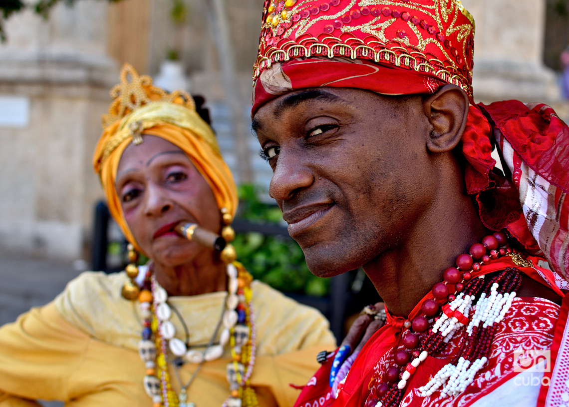 El Cabildo del Día de Reyes Afrocubano en La Habana Vieja. Foto: Otmaro Rodríguez.