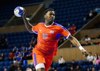 Hanser Rodríguez es uno de los principales referentes de la selección cubana en la actualidad. Foto: IHF.