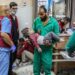 Interior del hospital de Al Awda,  de Yabalia, norte de Gaza. Foto:  El Diario.