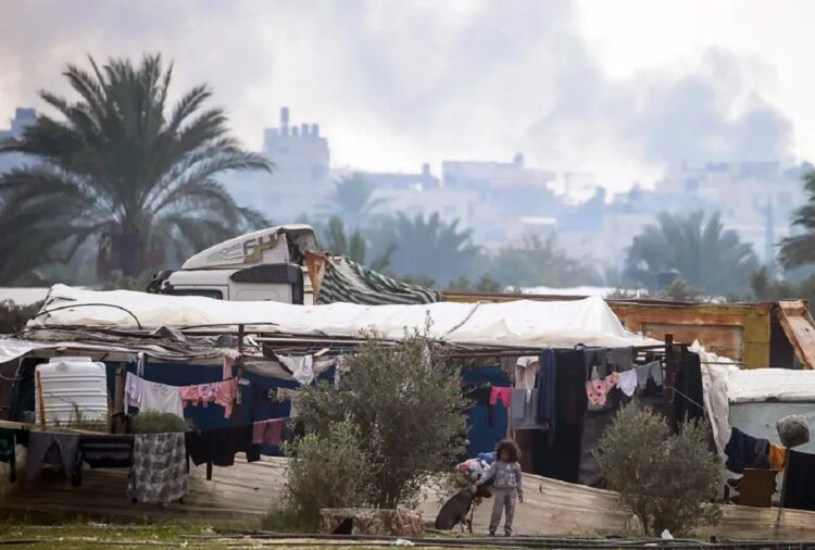 Un paisaje común en la Franja de Gaza. Foto: EFE