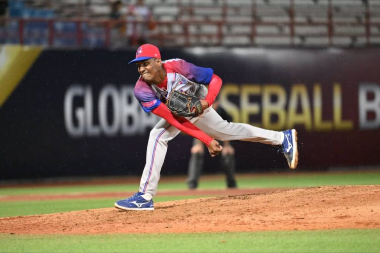 Andy Vargas fue seleccionado como el mejor lanzador de la I Serie de las Américas. Foto: WBSC/Archivo