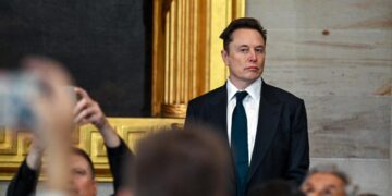 Elon Musk asiste a la investidura de Donald Trump como 47.º presidente de los Estados Unidos, en la Rotonda del Capitolio en Washington D. C., EE. UU., el 20 de enero de 2025. Foto: EFE/EPA/KENNY HOLSTON / POOL