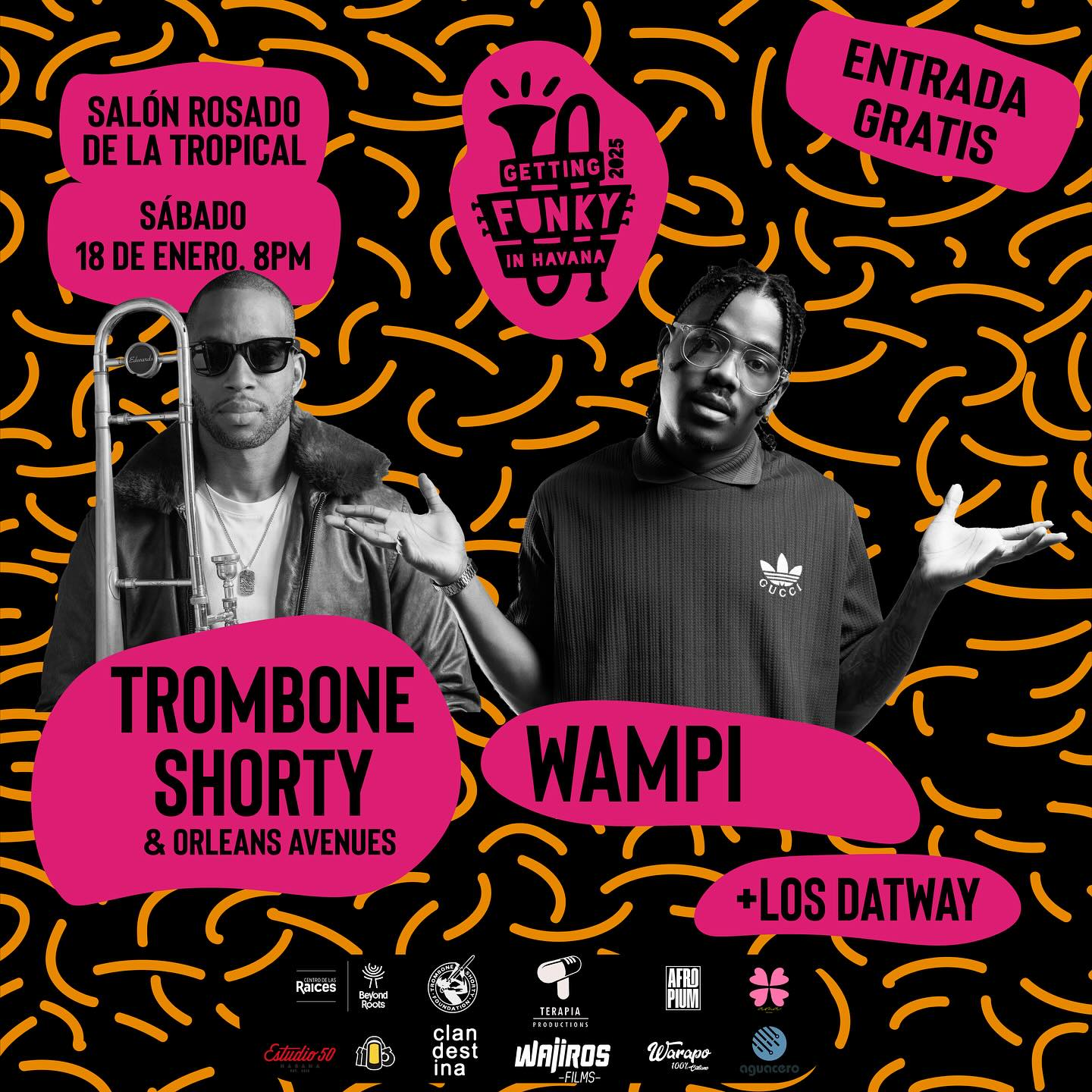 wampi y los datway getting funky in havana