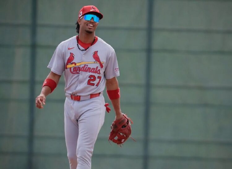 José Barrero tuvo un buen inicio en los entrenamientos de primavera con los Cardinals. Foto: Christian Gooden.