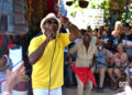 Peña de la rumba en el Callejón de Hamel, en La Habana. Foto: Otmaro Rodríguez.