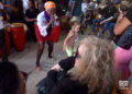 Peña de la rumba en el Callejón de Hamel, en La Habana. Foto: Otmaro Rodríguez.