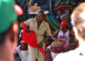 Peña de la rumba en el Callejón de Hamel, en La Habana. Foto: Otmaro Rodríguez.