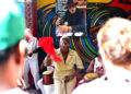 Peña de la rumba en el Callejón de Hamel, en La Habana. Foto: Otmaro Rodríguez.