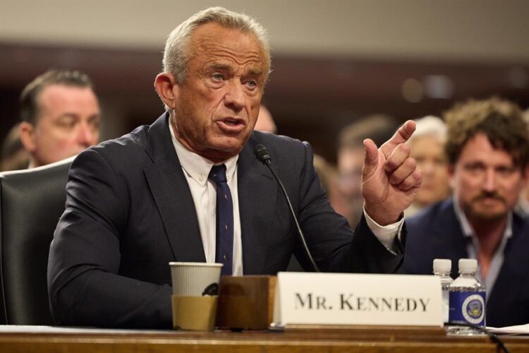 Robert F. Kennedy Jr., el nuevo secretario de Salud de EEUU. Foto: EFE/EPA/ALLISON DINNER ARCHIVO.