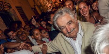 José "Pepe" Mujica en El Pilar, La Habana, 2016. Foto: Kaloian.