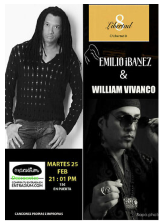 William Vivanco en Madrid