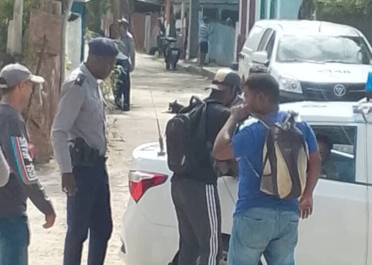 Operativo policial antidroga en La Habana. Foto: Portal del Ciudadano.