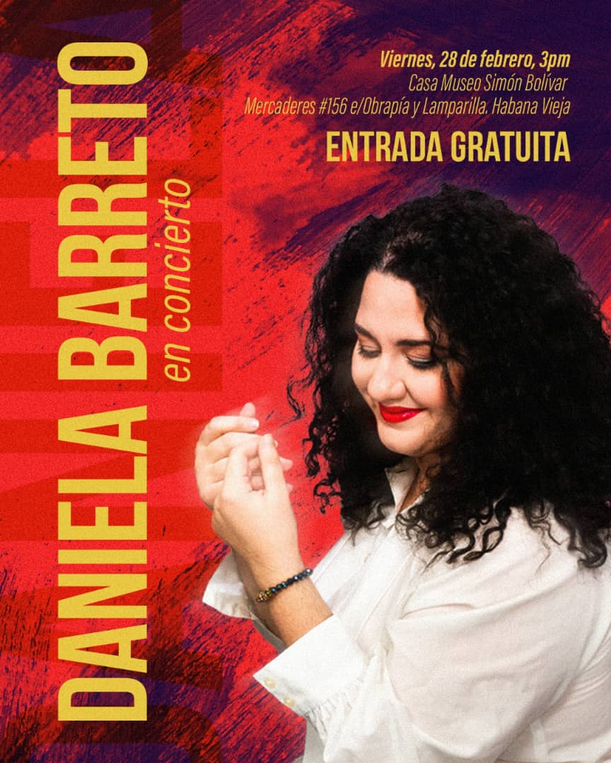 daniela barreto en concierto