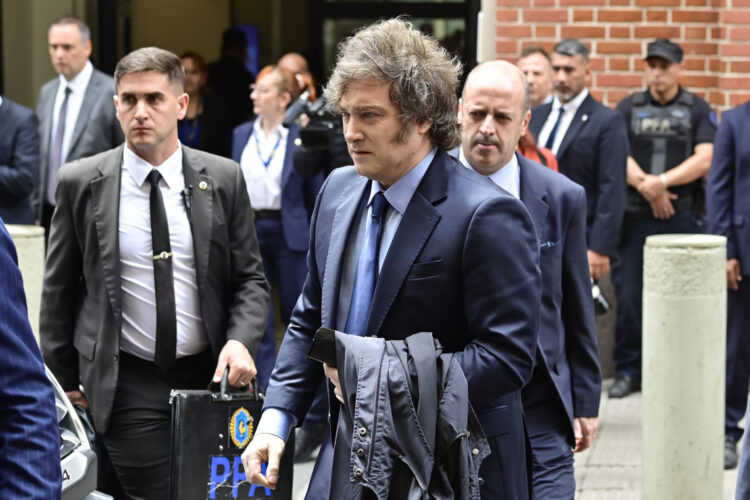 El presidente de Argentina, Javier Milei. Foto: Matías Martín Campaya / EFE.