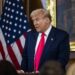 Donald Trump durante un discurso en el Capitolio de Estados Unidos. Foto: EFE/EPA/JIM LO SCALZO / POOL.