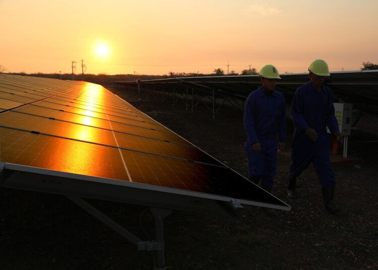 Inaugurado el tercer parque fotovoltaico del país, en la provincia de Granma. Foto: Facebook/La Demajagua.