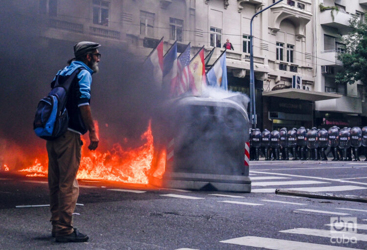 Jubilazo en el Congreso, Buenos Aires, 12 de marzo de 2025. Foto: Kaloian.