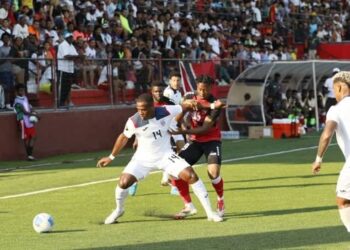 Cuba enfrentó a Trinidad y Tobago este viernes 21 de marzo, en el estadio Antonio Maceo. Foto: Orlando Guimerá/ Sierra Maestra.