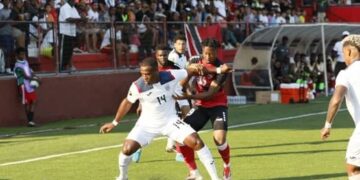 Cuba enfrentó a Trinidad y Tobago este viernes 21 de marzo, en el estadio Antonio Maceo. Foto: Orlando Guimerá/ Sierra Maestra.