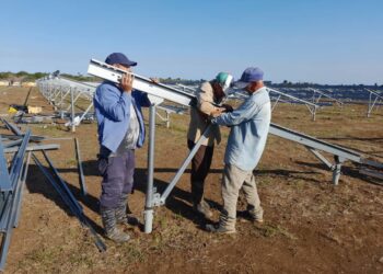 Nuevo parque fotovoltaico en Jovellanos, Matanzas. Foto: Facebook/Girón.