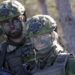 Soldados suecos asisten al ejercicio Oak Resolve dirigido por la Brigada Multinacional de Letonia de la OTAN (MNB-LVA) en la base militar de Adazi, Letonia, el 25 de febrero de 2025. Foto: EFE/EPA/TOMS KALNINS.