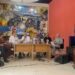 Presentación en La Habana del libro "Antonio Gades. Arte y Revolución", del periodista y escritor argentino Julio Ferrer, tercero de izquierda a derecha. Foto: Prensa Latina.