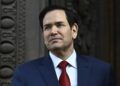 El secretario de Estado estadounidense, Marco Rubio, antes de una reunión bilateral con el ministro francés para Europa y Asuntos Exteriores. En París, el 17 de abril de 2025. Foto: JULIEN DE ROSA/ EFE/EPA/POOL MAXPPP OUT.