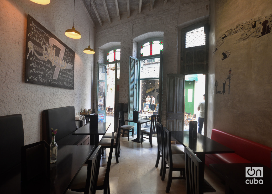 Restaurante 7 de Espada, en La Habana Vieja. Foto: Otmaro Rodríguez.